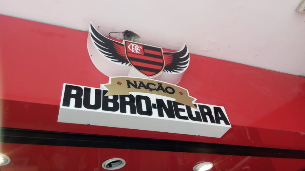 Letreiros: Backlight todo em acrílico iluminado por led. - Nação Rubro Negra