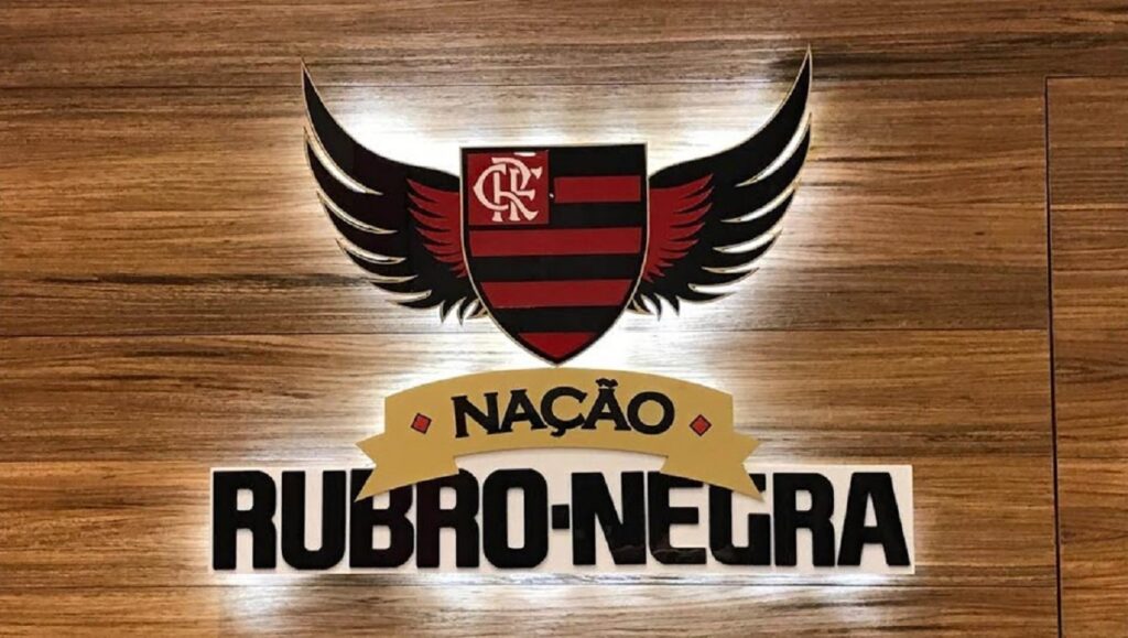 Letreiros: Todo em acrílico com luz indireta - Nação Rubro Negra