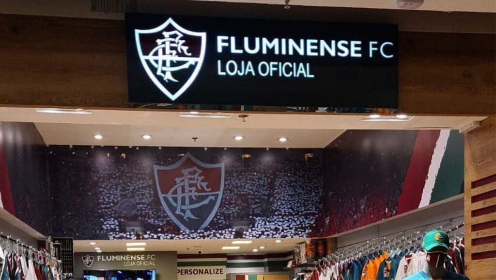 Letreiros: Backlight de acrílico iluminado por led internamente. - Fluminense