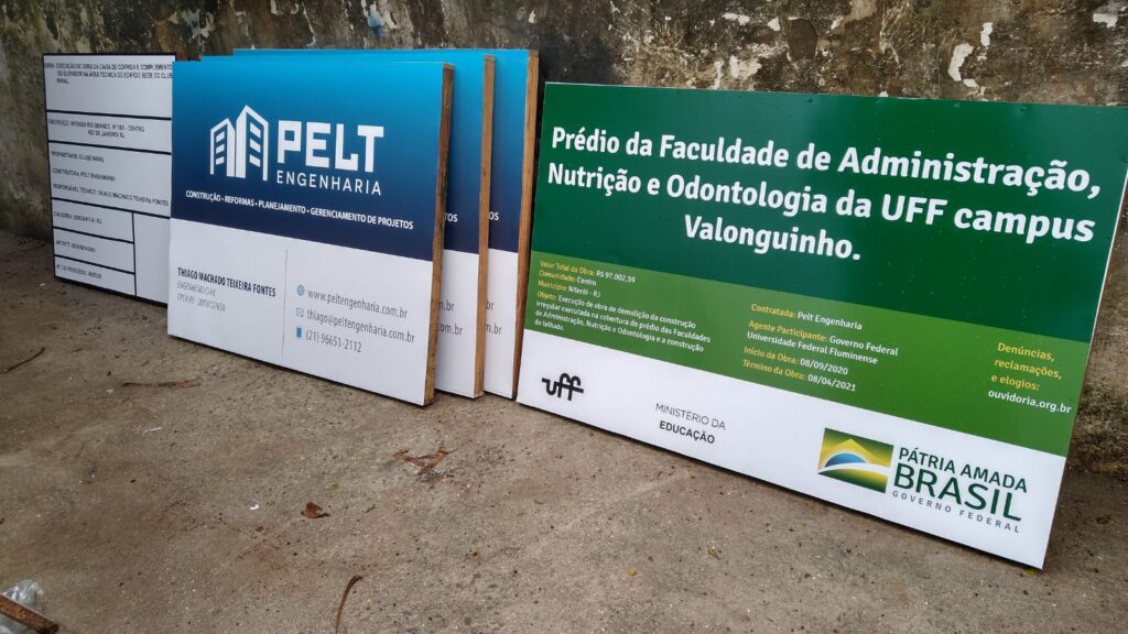 Placas de obra
