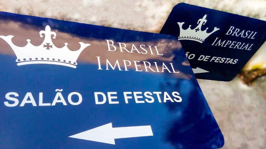 Placas de sinalização