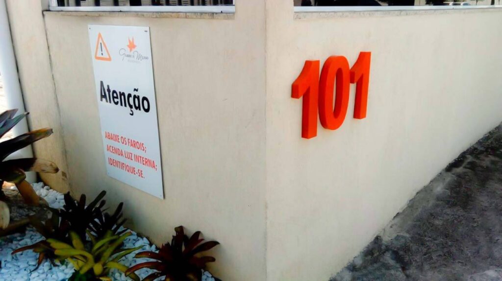 Letras de chapa galvanizada pintada: Números